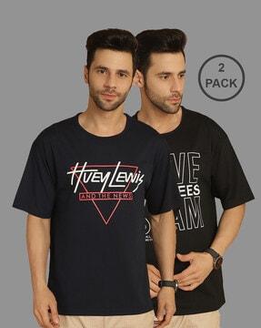 pack of 2 men loose fit round-neck t-shirts