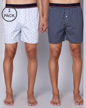 pack of 2 men micro print boxers