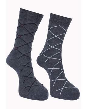 pack of 2 men mid-calf length socks