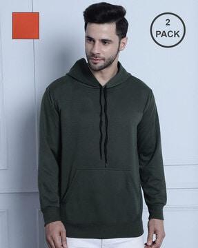 pack of 2 men regular fit hoodies