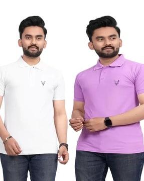 pack of 2 men regular fit polo t-shirt