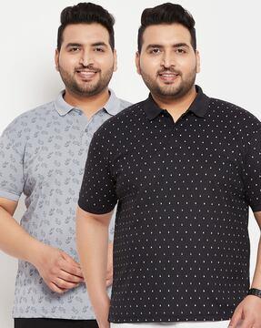 pack of 2 men regular fit polo t-shirts