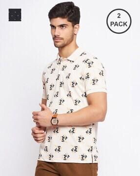 pack of 2 men regular fit polo t-shirts