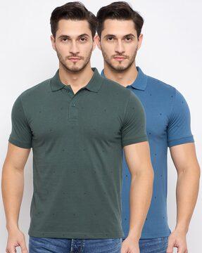 pack of 2 men regular fit polo t-shirts