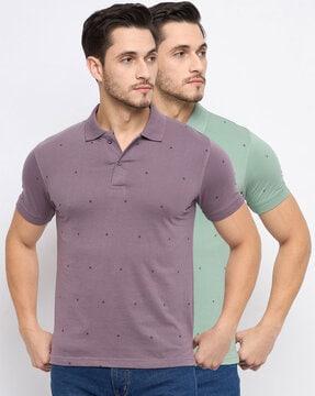 pack of 2 men regular fit polo t-shirts