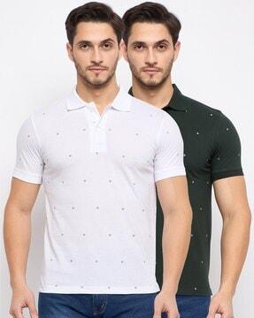 pack of 2 men regular fit polo t-shirts