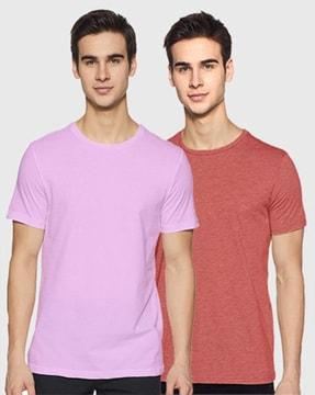 pack of 2 men regular fit round-neck t-shirts