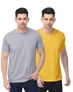 pack of 2 men regular fit round-neck t-shirts