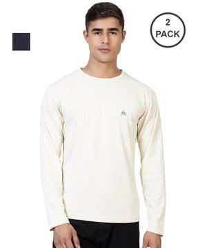 pack of 2 men regular fit round-neck t-shirts