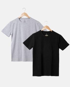 pack of 2 men regular fit round-neck t-shirts