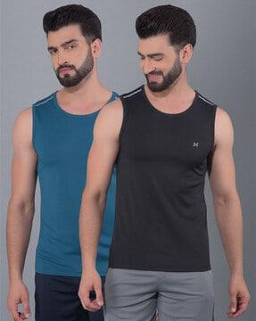 pack of 2 men regular fit round-neck t-shirts