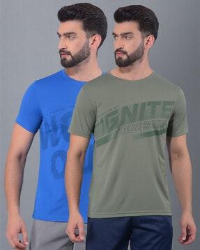 pack of 2 men regular fit round-neck t-shirts