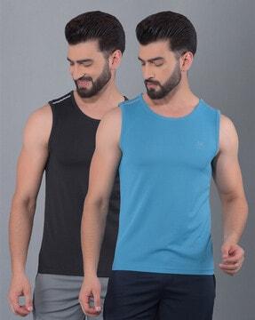 pack of 2 men regular fit round-neck t-shirts