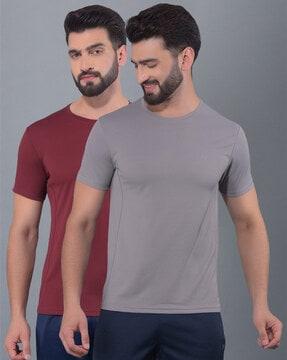 pack of 2 men regular fit round-neck t-shirts