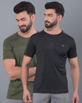 pack of 2 men regular fit round-neck t-shirts