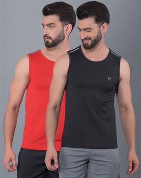 pack of 2 men regular fit round-neck t-shirts