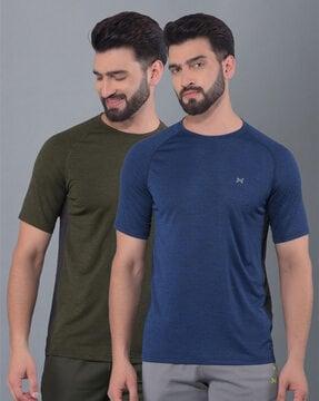 pack of 2 men regular fit round-neck t-shirts