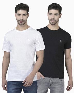pack of 2 men regular fit t-shirt with short sleeves