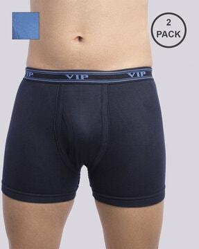 pack of 2 men trunks with elasticated waistband