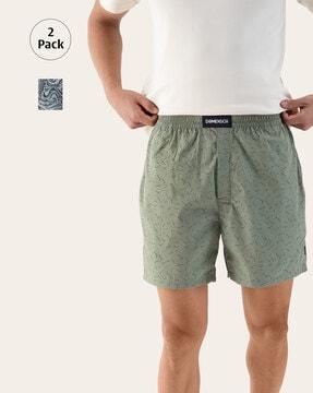 pack of 2 micro print boxers