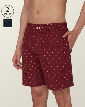 pack of 2 micro-print boxers