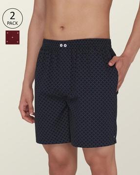 pack of 2 micro-print boxers