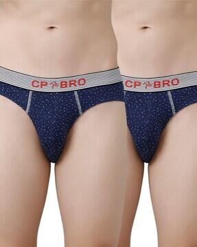 pack of 2 micro print briefs