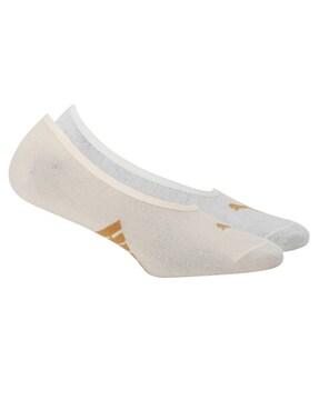 pack of 2 no-show footie socks