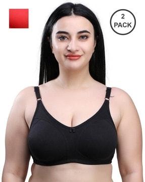 pack of 2 non-padded bra