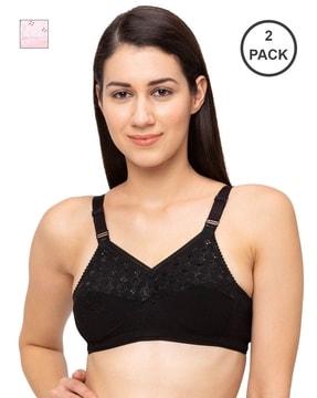 pack of 2 non-padded bras