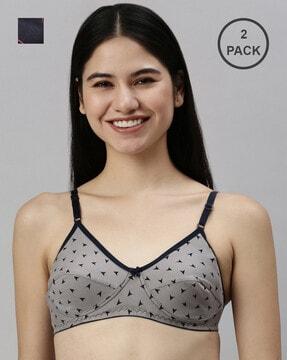 pack of 2 non-padded bras