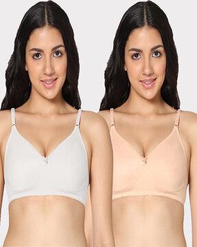 pack of 2 non-padded bras