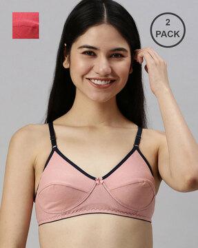 pack of 2 non-padded bras