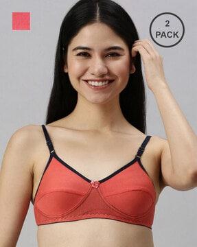 pack of 2 non-padded bras