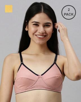 pack of 2 non-padded bras