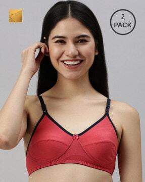 pack of 2 non-padded bras