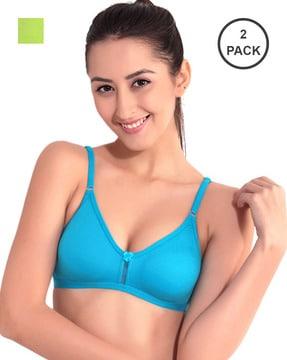 pack of 2 non-padded non-wired t-shirt bras