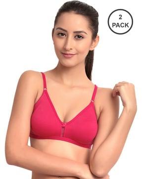 pack of 2 non-padded non-wired t-shirt bras