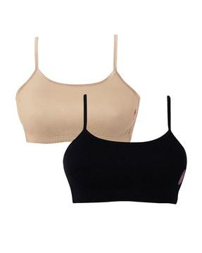 pack of 2 non-padded sports bras