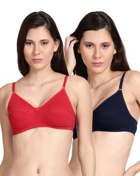 pack of 2 non-padded t-shirt bras