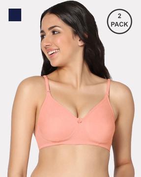 pack of 2 non-padded t-shirt bras