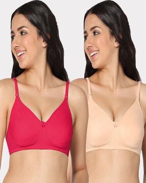 pack of 2 non-padded t-shirt bras