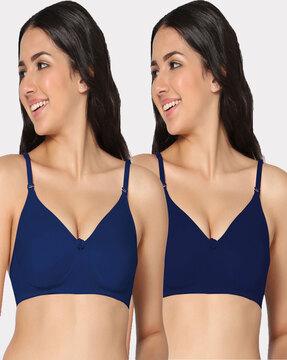 pack of 2 non-padded t-shirt bras