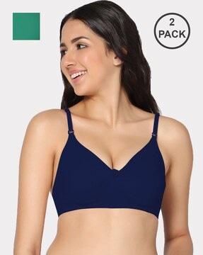 pack of 2 non-padded t-shirt bras