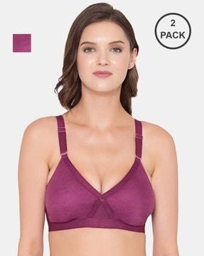 pack of 2 non-wired full-coverage bras