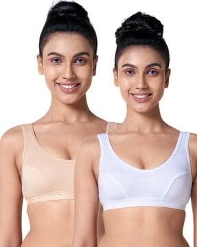pack of 2 non-wired sports bras