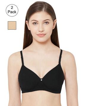 pack of 2 non-wired t-shirt bras