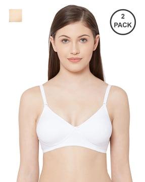 pack of 2 non-wired t-shirt bras