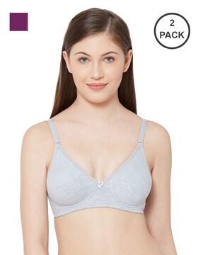 pack of 2 non-wired t-shirt bras