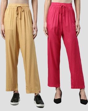 pack of 2 palazzos with flexi waist